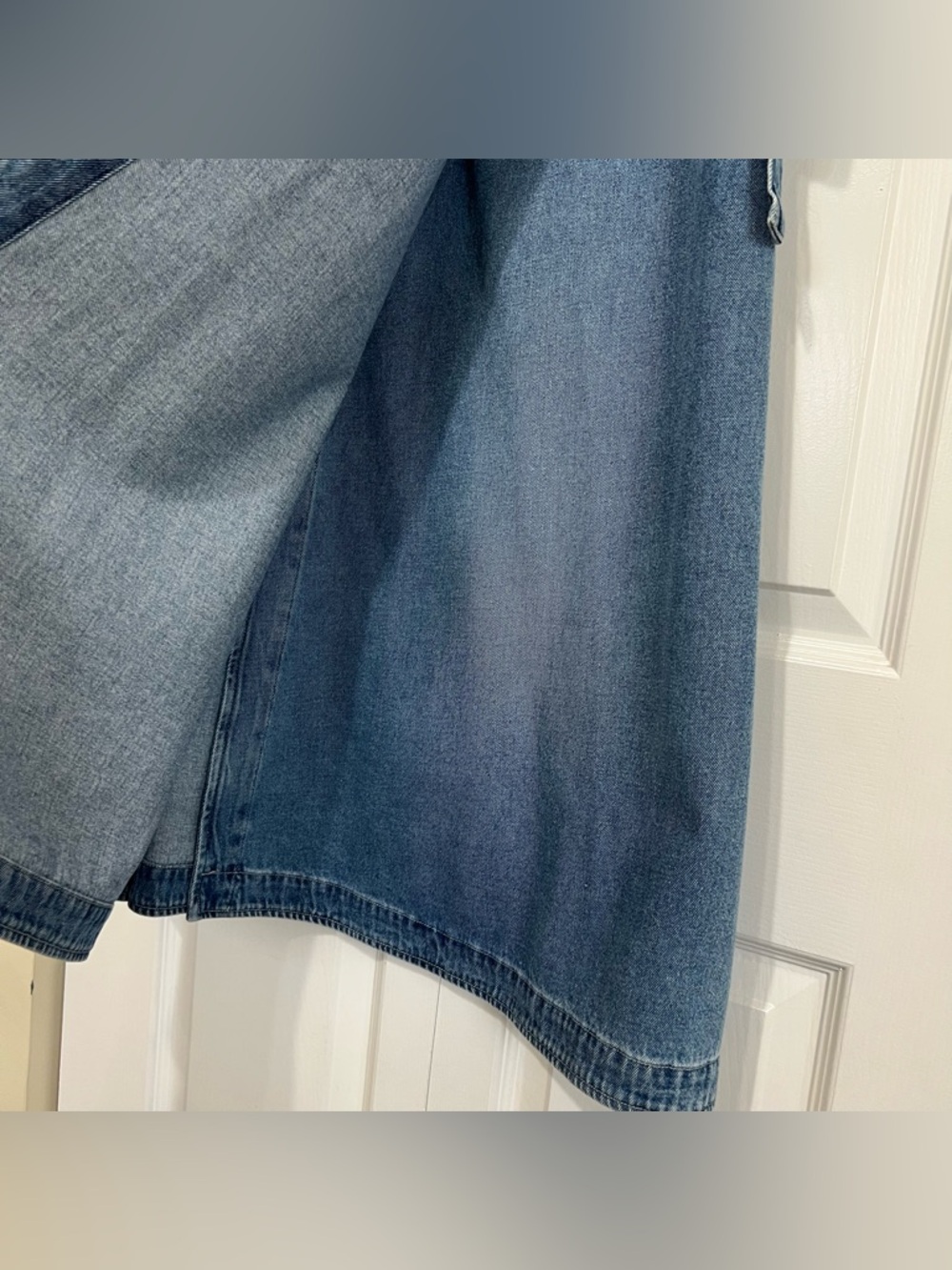 NEW Anthropologie Citizens Of Humanity Madelyn Denim Midi Wrap Skirt Size XS - Picture 6 of 16